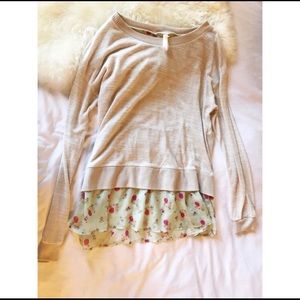 Sweater, lightweight boho